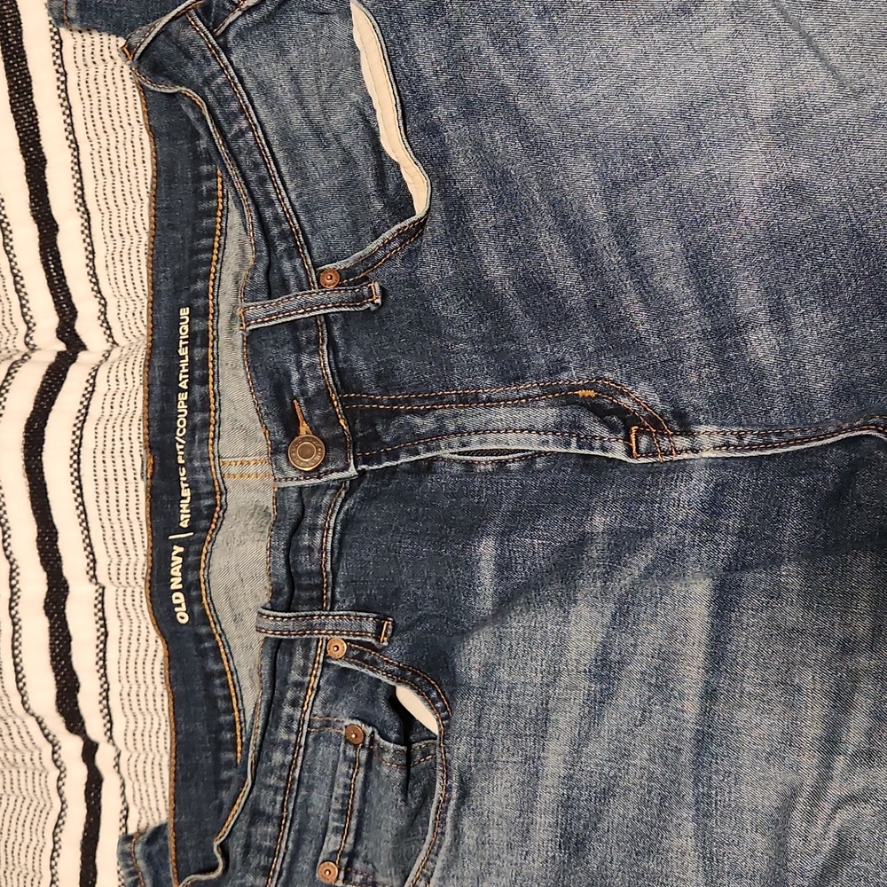 Mens Blue Denim Jeans. - Picture 4 of 4